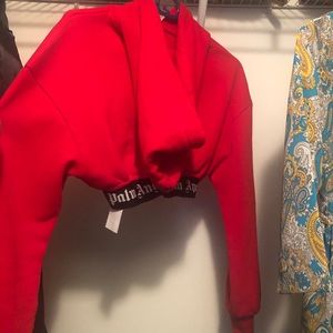 Palm Angels women’s cropped hoodie